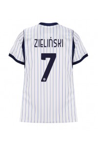 Inter Milan Piotr Zielinski #7 Jalkapallovaatteet Naisten Vieraspaita 2026-27 Lyhythihainen